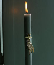 Load image into Gallery viewer, Brass Stella Candle Pin
