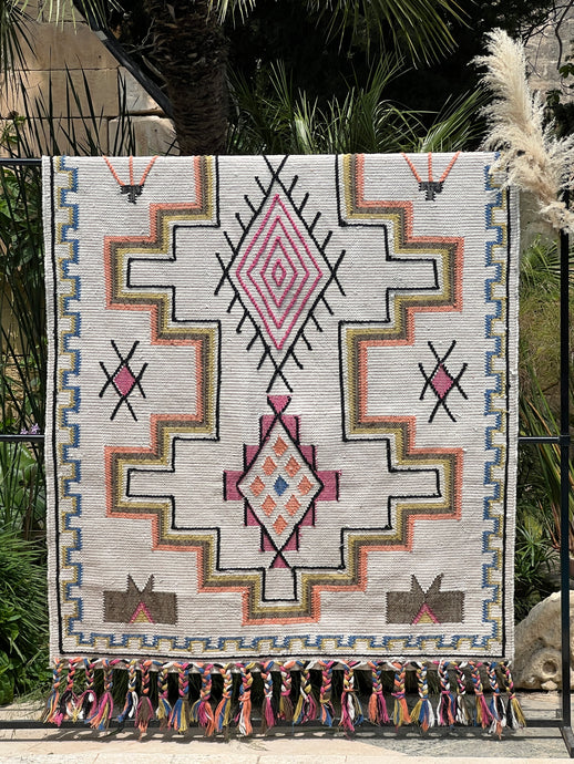 TribalRug-Neon150x240cm, Front Side 