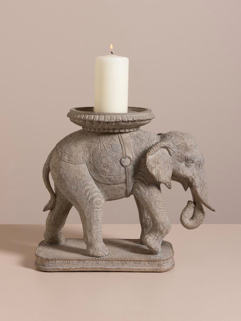 Tusk Candle Stand