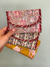Load image into Gallery viewer, Blockprint Wallet - Mustard Wild Tiger
