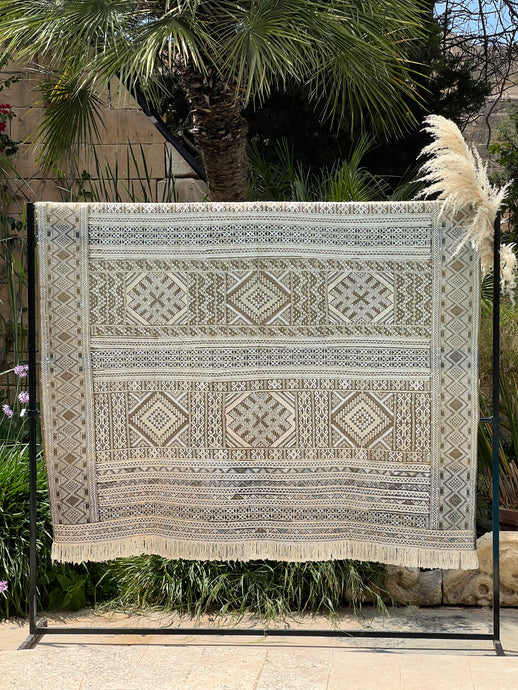 ZemmourBerberKilim-Neutral150x250cm, Front Side