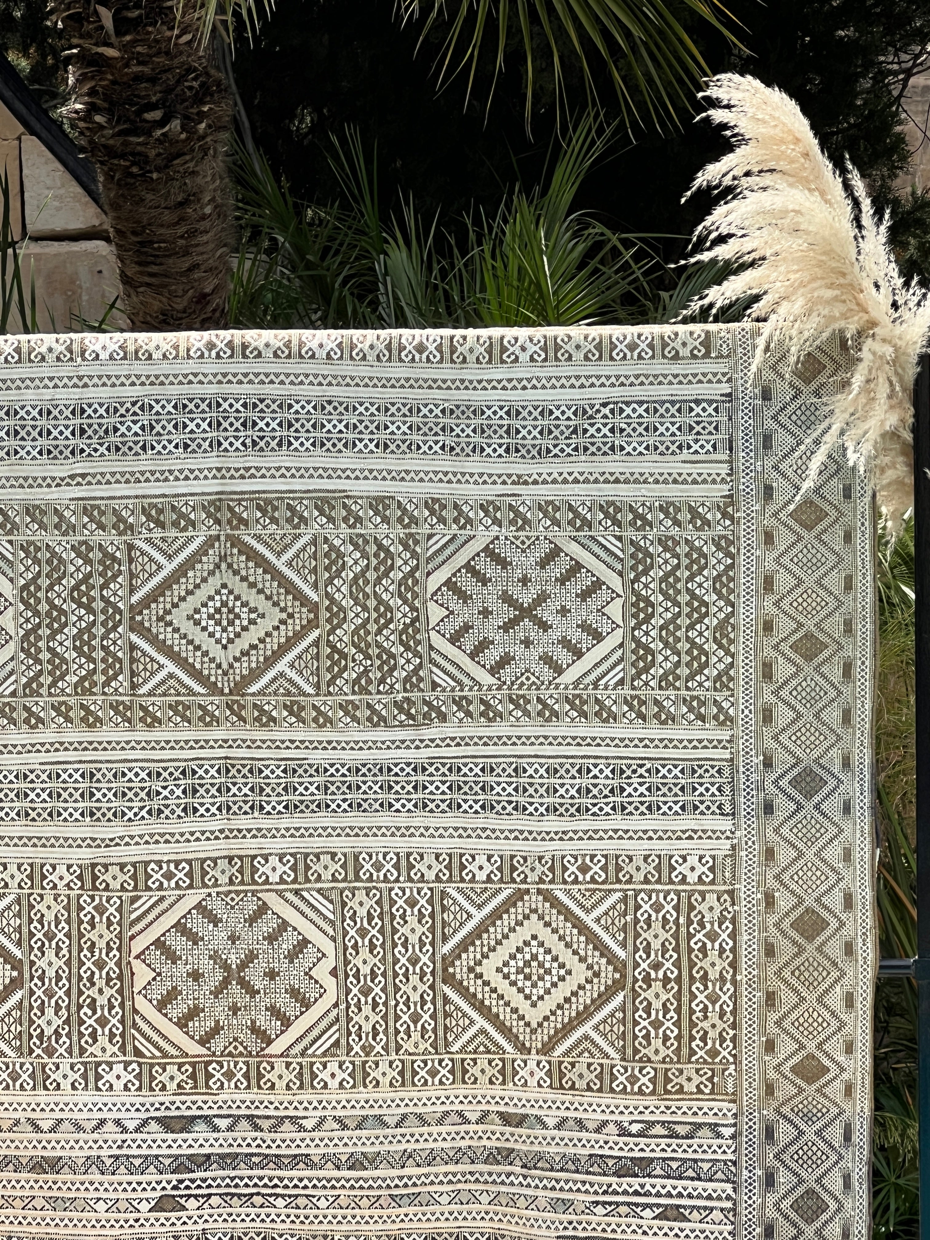 ZemmourBerberKilim-Neutral150x250cm, Detail 