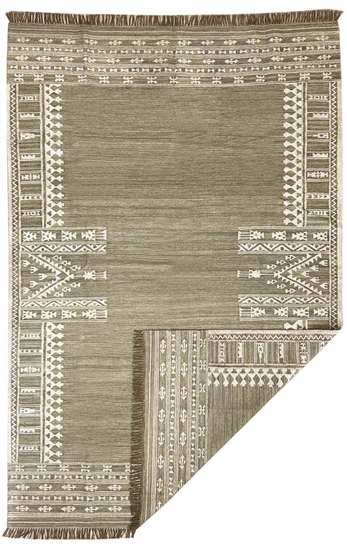 Agra Kilim Sage - 180x270cm