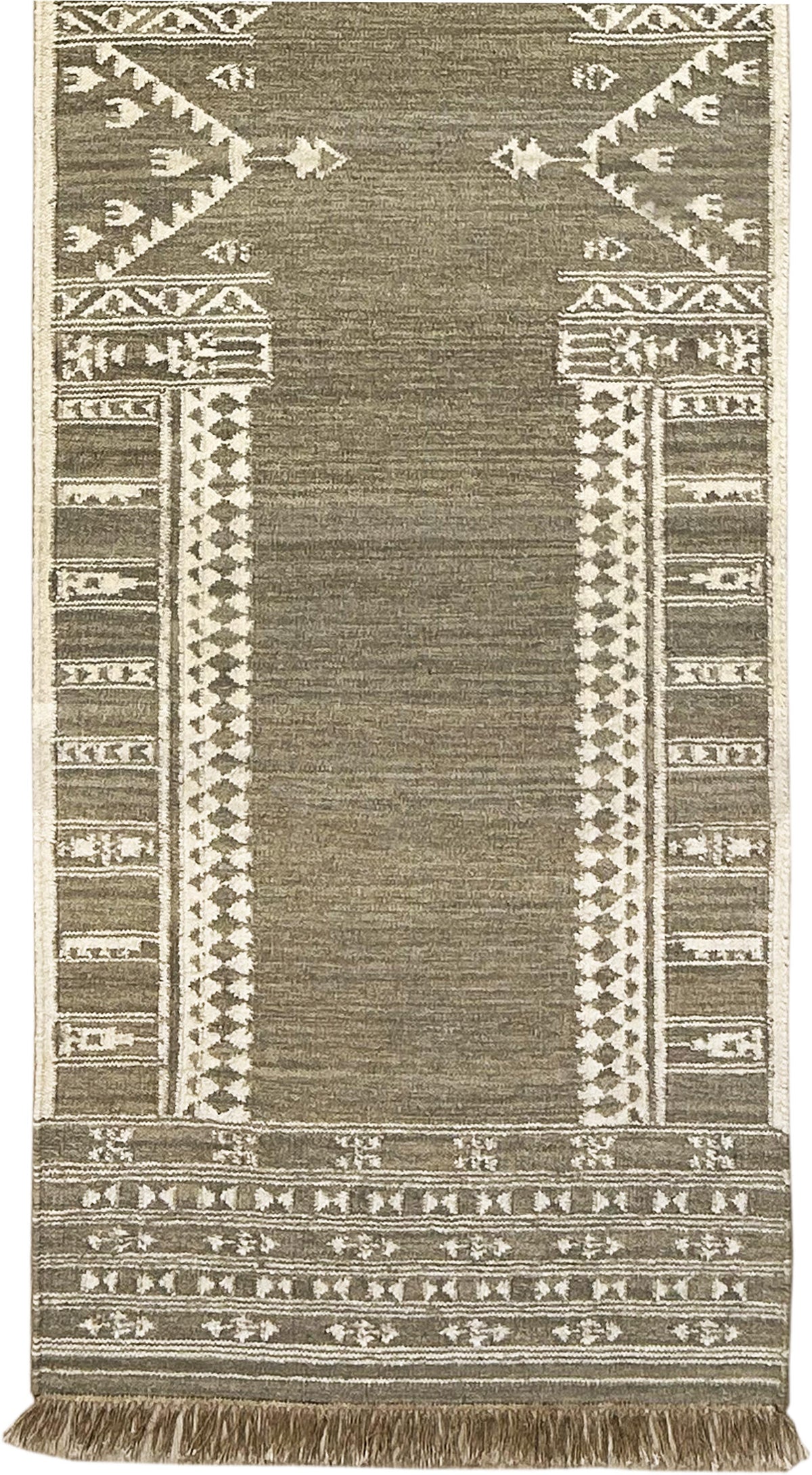 Agra Kilim Sage - 80 x 270cm