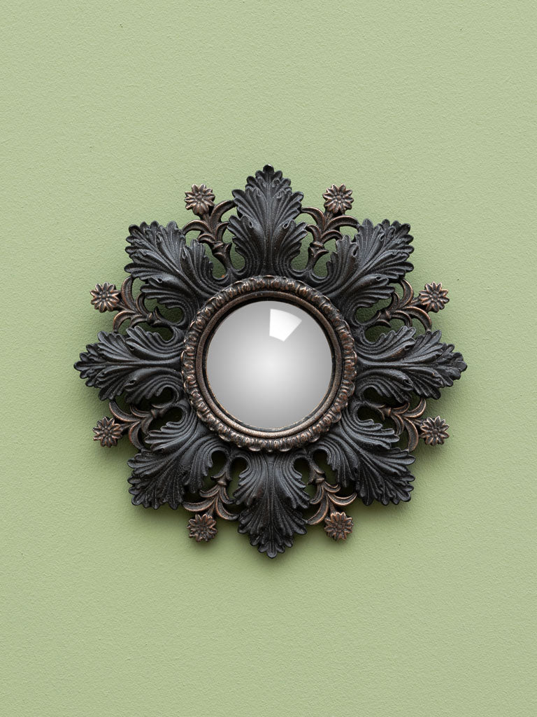 Fiora Noir Baroque Mirror