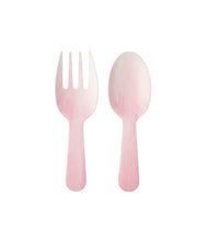 Load image into Gallery viewer, Rose Melamine Salad Servers
