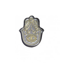 Load image into Gallery viewer, Gilded Hamsa Dish Silver
