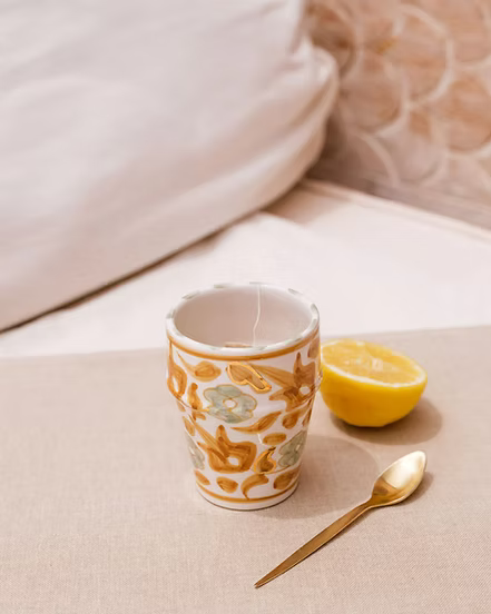 Fleur Mint & Gold Beldi Cup - Large