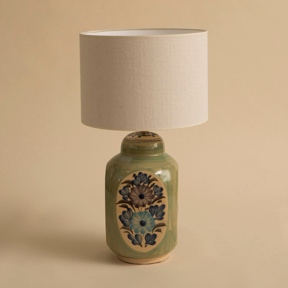 Gardenia Ceramic Lamp Base - Jade