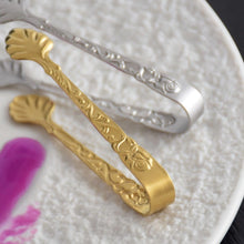 Load image into Gallery viewer, Floral Vine Sugar Tongs
