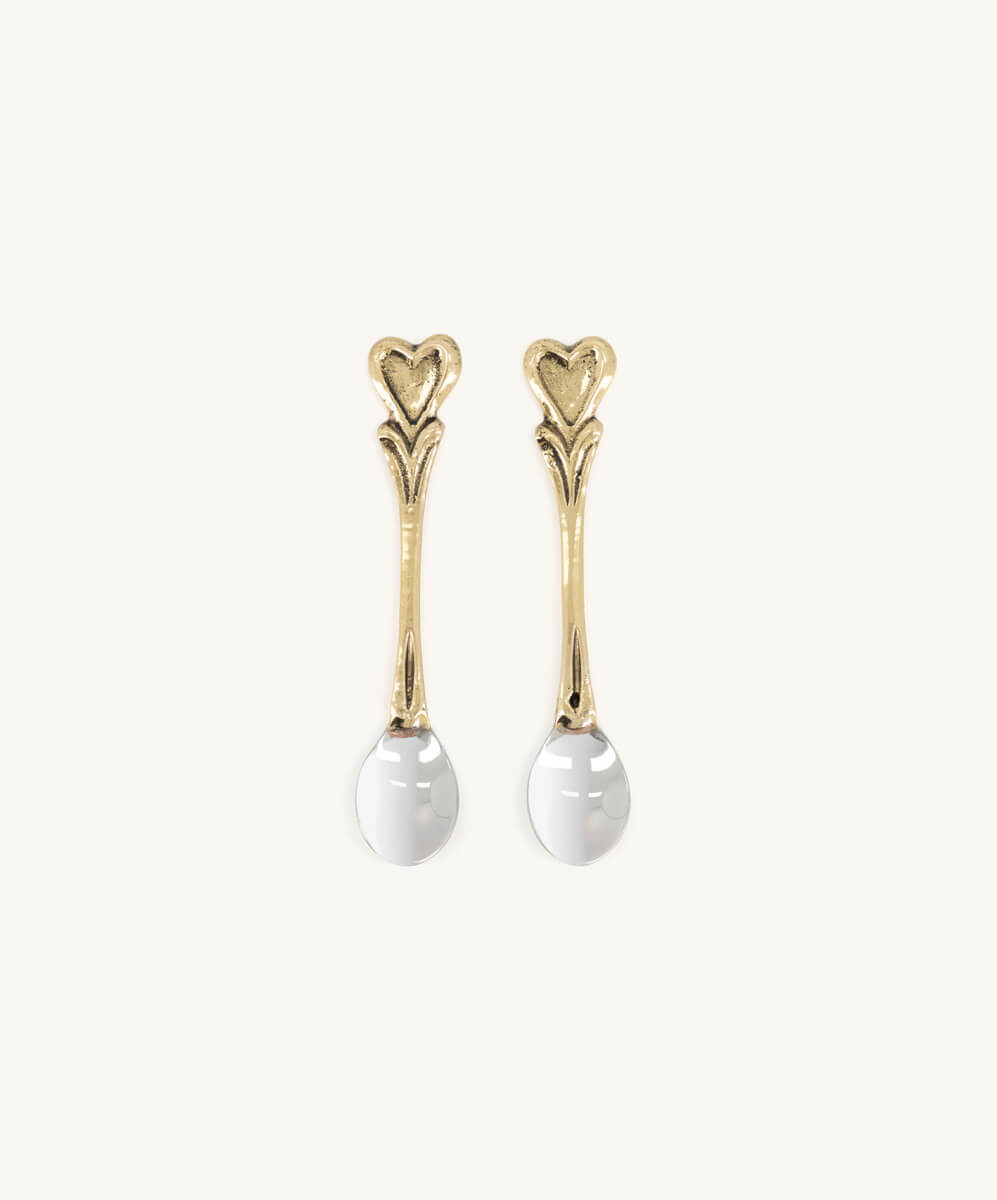 Holly Heart Teaspoon Set