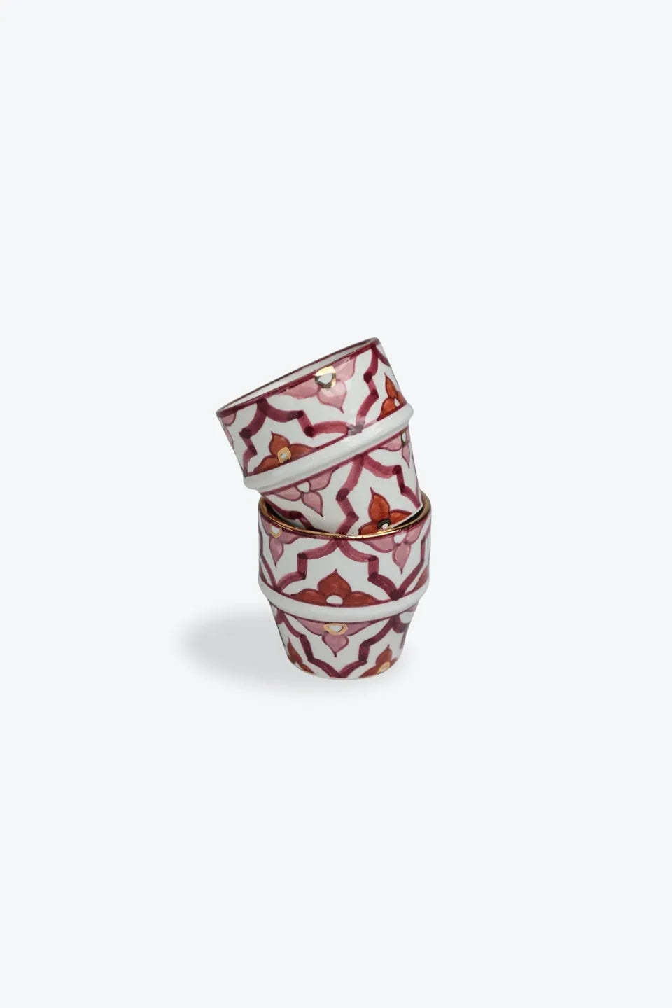 70s Aubergine Marsala Coffee Cup - Small