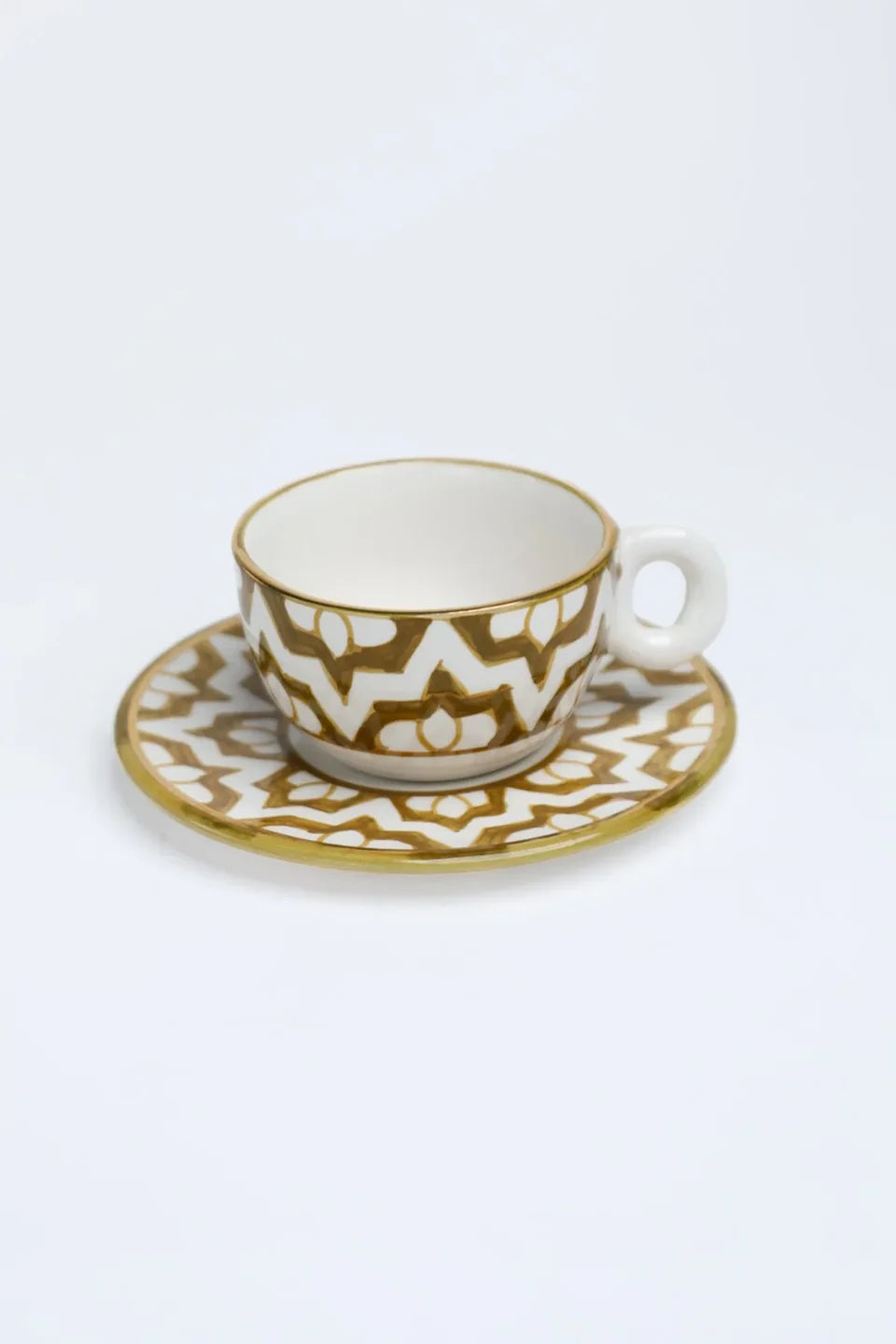 Fassia Khaki Cup & Saucer