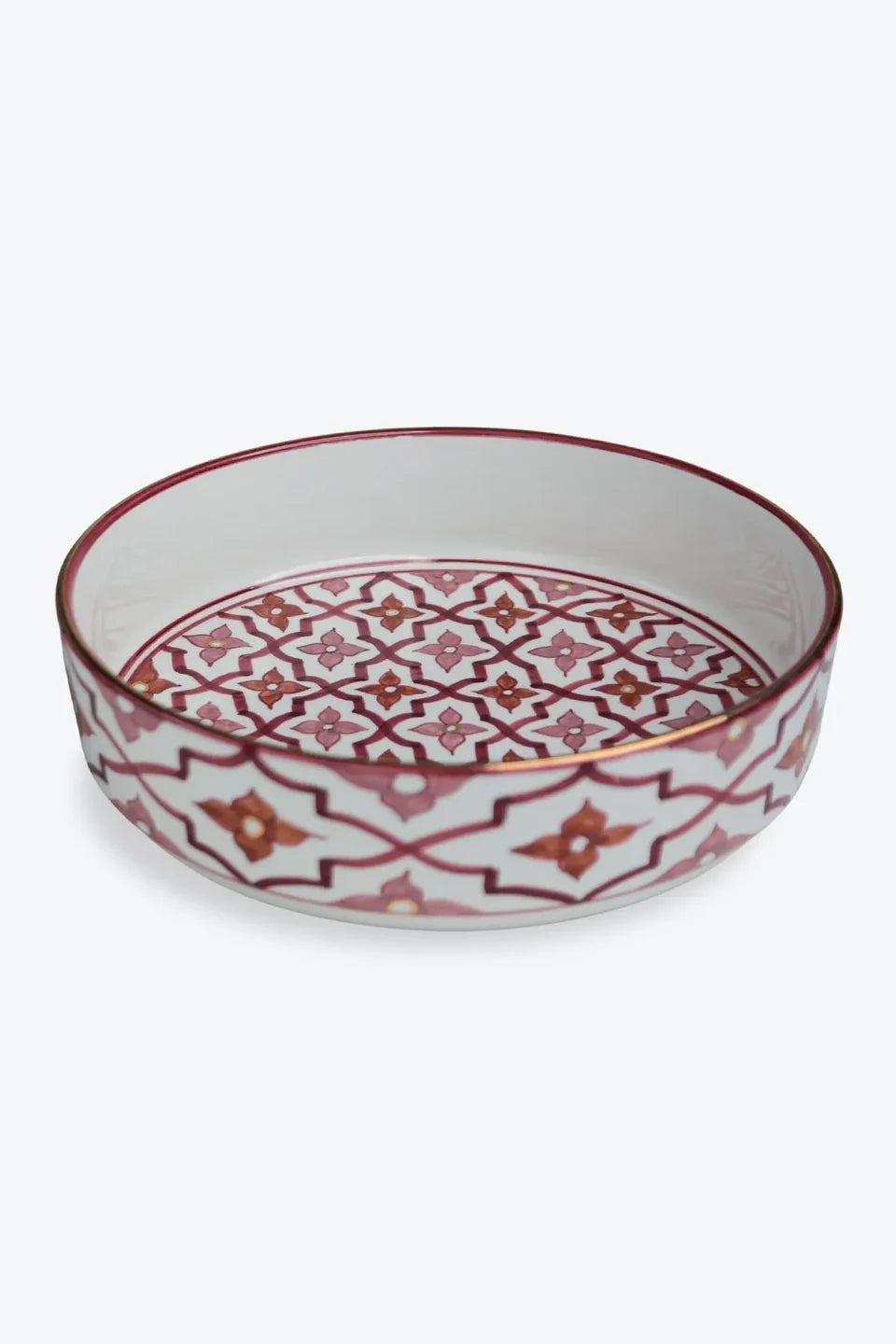 70's Aubergine Marsala Straight Sided Dish