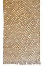 Load image into Gallery viewer, Jute Tribal Rug
