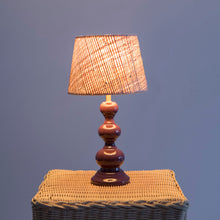 Load image into Gallery viewer, Cream Pipe Raffia Lampshade Small
