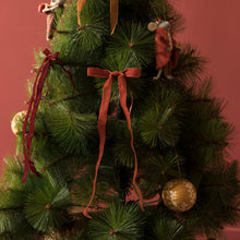 Load image into Gallery viewer, Velvet Longtail Bow Set - Pinks &amp; Reds
