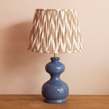 Load image into Gallery viewer, Edera Bobbin Table Lamp - Dusty Blue
