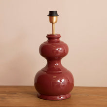 Load image into Gallery viewer, Edera Bobbin Table Lamp - Scarlett
