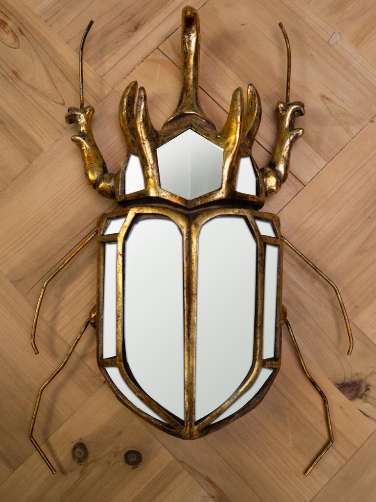 Scarab Mirror Wall Ornament