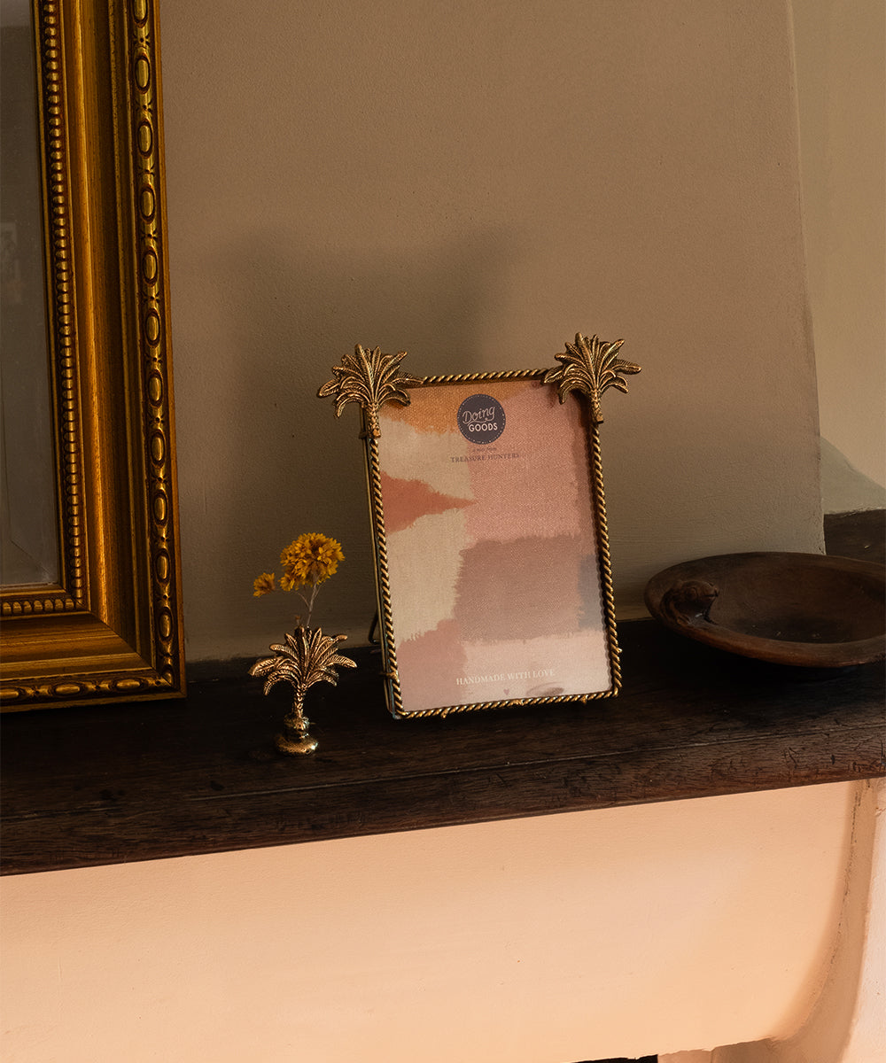 Palm Brass Frame