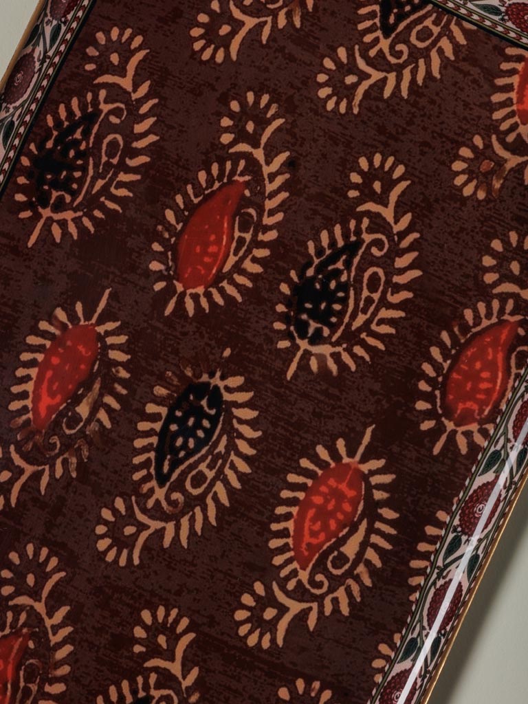 Phthalo Tray Burgundy - Large
