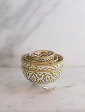 Load image into Gallery viewer, Fassia Khaki Round Salad Bowl
