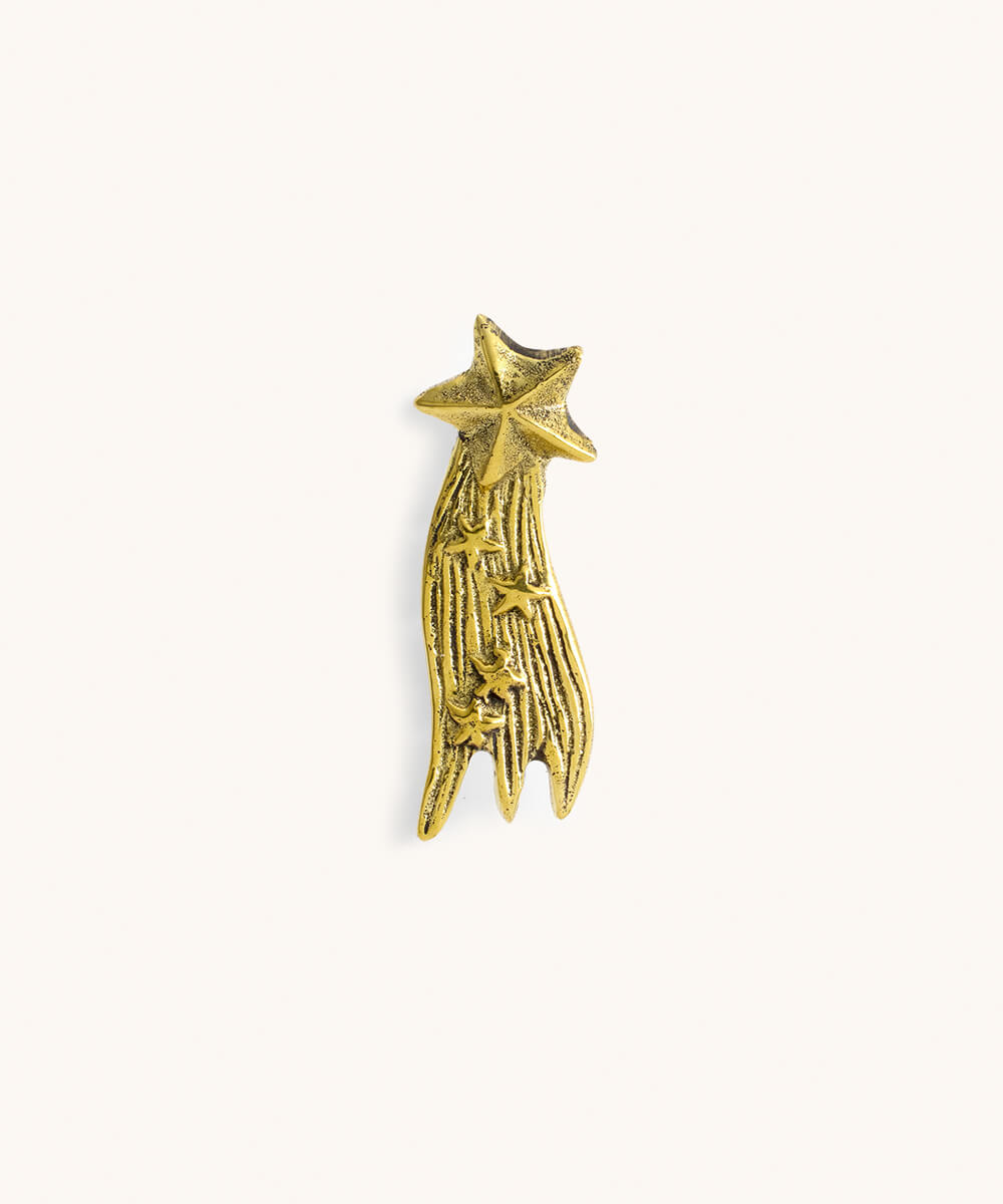 Brass Stella Candle Pin