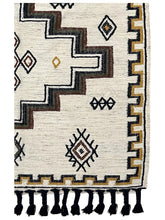 Load image into Gallery viewer, Tribal Rug - Cream / Blue 150 x 240cm
