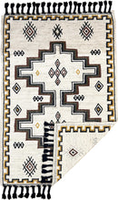 Load image into Gallery viewer, Tribal Rug - Cream / Blue 150 x 240cm
