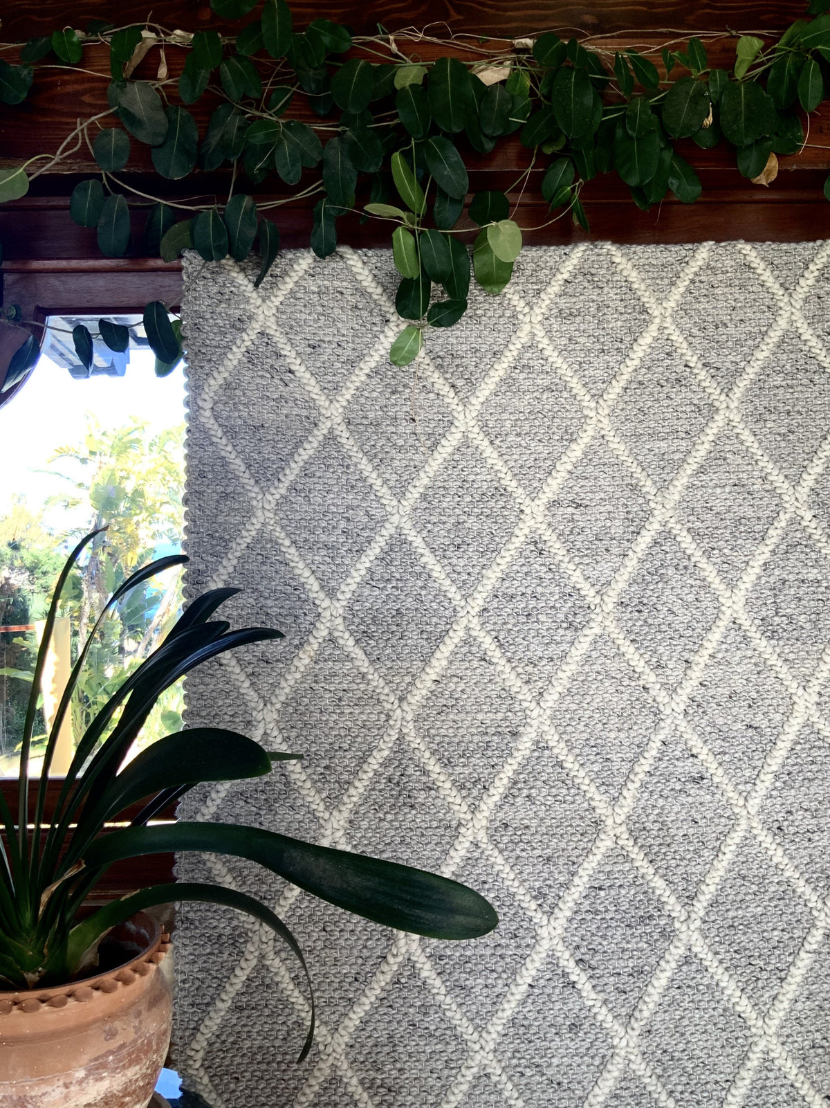 Indian Grey Storm Rug 150x240cm
