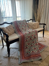 Load image into Gallery viewer, Dusty Pink Jaipur Cotton Quilt - Queen
