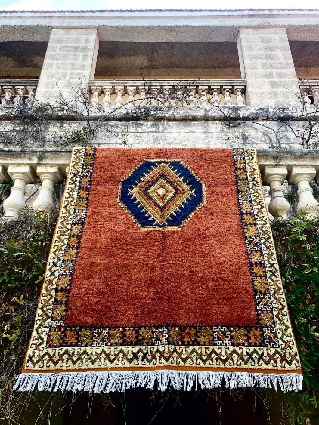 Moroccan Orange Taznakht Rug 150x250cm