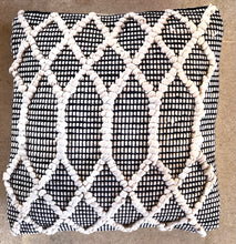 Load image into Gallery viewer, Indian Black &amp; White Cushion 45x45cm
