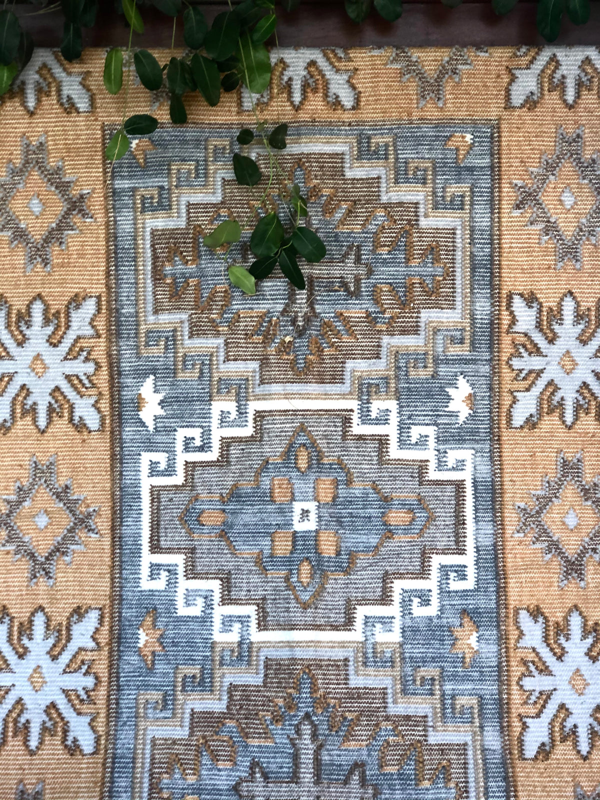 Indian Yellow Tribal Rug 150x240cm